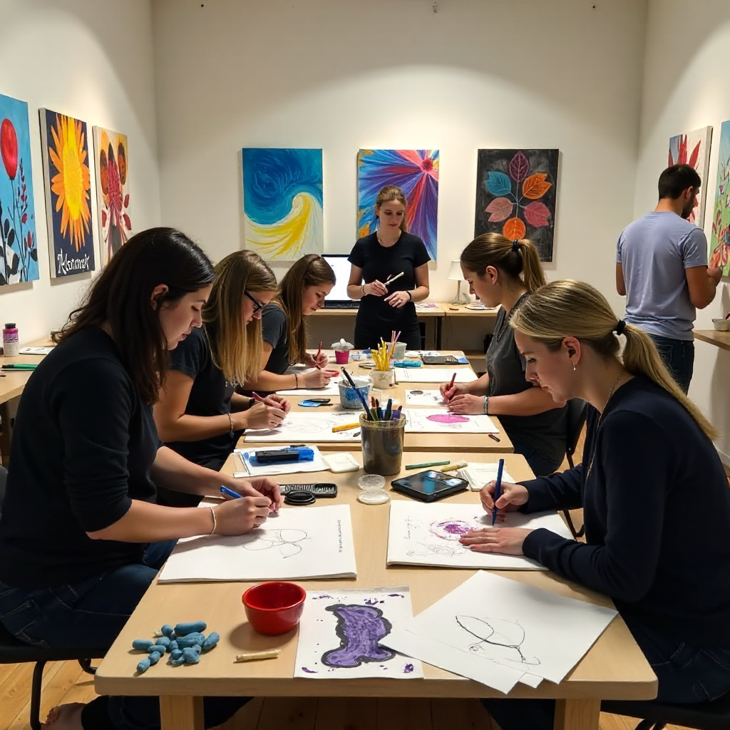 Cómo organizar talleres de arte visual participativo: guía práctica para artistas y educadores